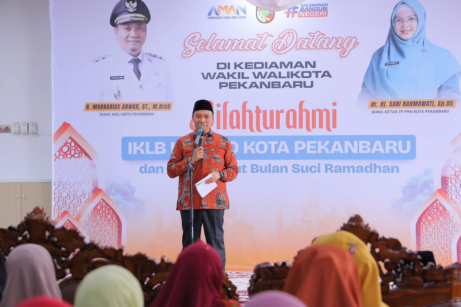 Silaturrahmi Jelang Ramadhan, Wawako Ajak IKLB Kolaborasi Jaga Keharmonisan Pekanbaru